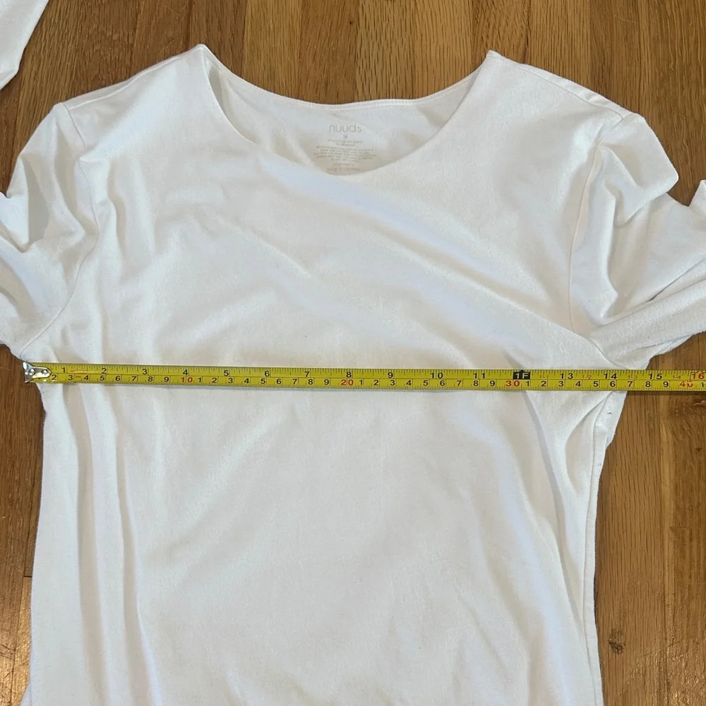 *last chance* nuuds | Women’s White Long Sleeve Bodysuit - Picture 10 of 16